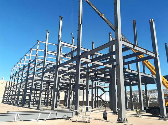 Fast Installation Prefab Metal Buildings Paint Coating Galvanized
