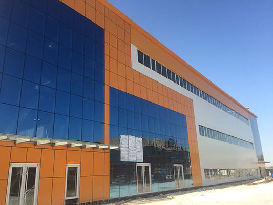 Customized Size Steel Structure Building Hot Dip Galvanized Paint Spraying
