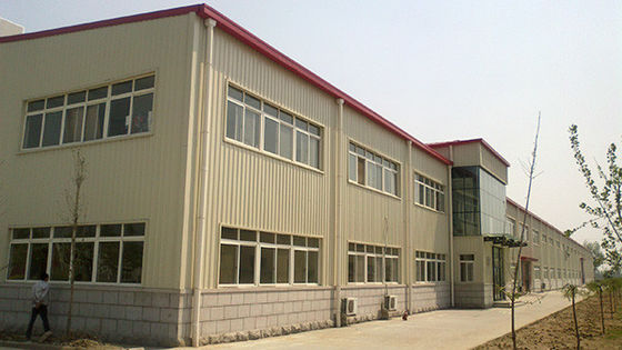 Customized Prefab Commercial Building Portal Frame With Steel H Section
