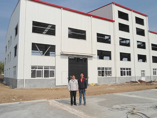 Lightweight Steel Structure Fabricated Building Construction For Warehouse Workshop
