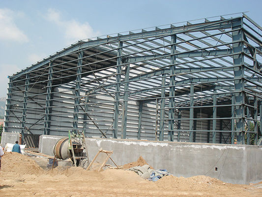 Steel Frame Pre Engineered Building Warehouse Workshop CE EN1090