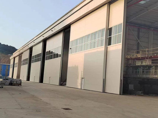 Prefabricated Metal Aircraft Hangars Painted  Galvanized Surface