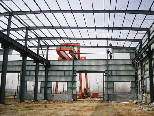 30x80 Heavy Structural Fabrication Prefabricated  3D Drawing