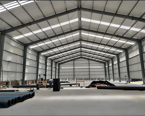 1000 Square Meter Prefabricated Ready Made Steel Structure Warehouse Building for Food Factory
